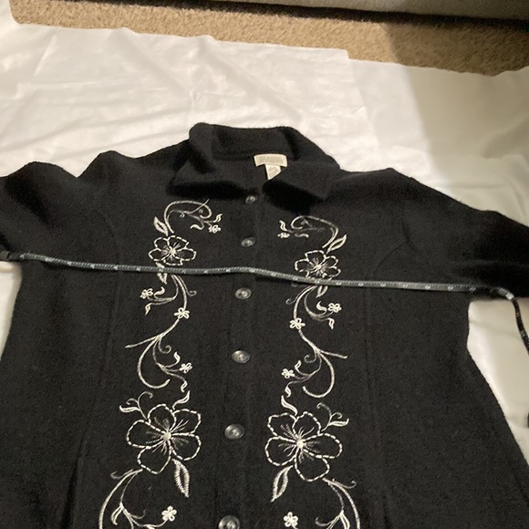 Classic elements 100% wool (Lana ) button up coat size XL - Picture 8 of 12